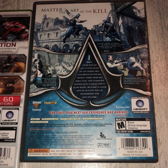 Assassins creed XBOX 360 game combo pack 3 games gaming system games vid… - Picture 6 of 14